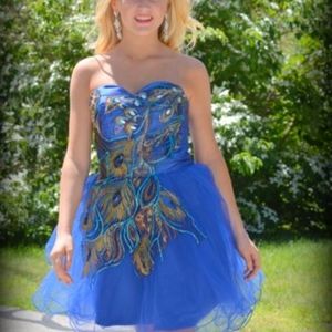 Peacock Cocktail Dress